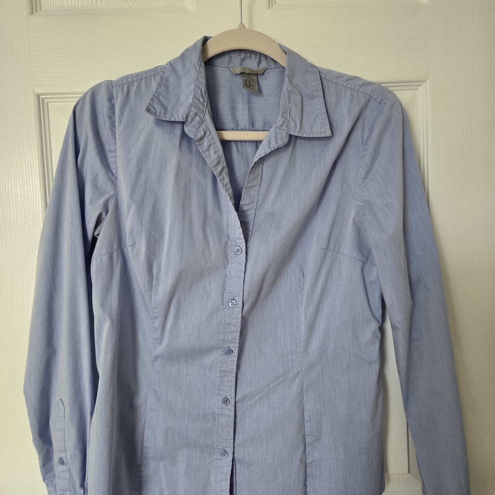 H&M Sky Blue Button Down Shirt